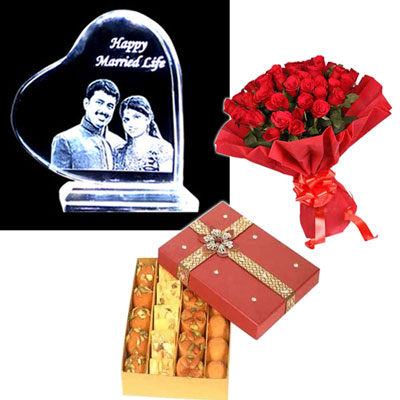 "Red rose petal Garlands ( 2 Garlands) - Click here to View more details about this Product